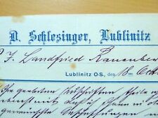 Lublinitz berlin 1900 gebraucht kaufen  Deutschland