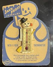 Termômetro vintage Jack Frost Jewelry cartão Nemo 3,5x3” anúncio, usado comprar usado  Enviando para Brazil