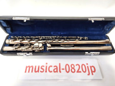 Flauta PERLA NC-96 plata con estuche rígido viento de madera instrumento musical segunda mano  Embacar hacia Mexico