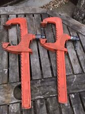 Pair carver clamps for sale  BEDFORD