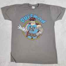 Camisa Simpsons Masculina Cinza Média Duffman Duff Beer Vintage Desenho Animado Anos 90 Ano Novo Adulto comprar usado  Enviando para Brazil