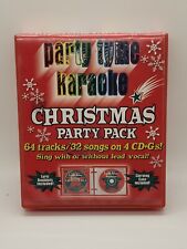 Party Tyme Karaoke - Paquete de fiesta de Navidad (paquete de fiesta de 32+32 canciones) [4 CD] segunda mano  Embacar hacia Argentina