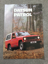 Datsun patrol brochure for sale  Shipping to Ireland