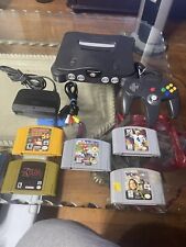 Nintendo 64 N64 Bundle Lot Console With 5 Games TESTED Zelda Mario Donkey Kong, used for sale  Shipping to South Africa