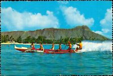Cartão postal do Pentothal Outrigger de sódio do Havaí. EUA Dear Doctor Vintage Anos 50 1956 Antigo, usado comprar usado  Enviando para Brazil