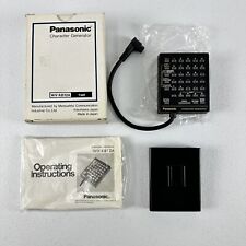 Vintage Panasonic Character Generator WV-KB12A UNTESTED, used for sale  Shipping to South Africa