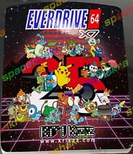 Adesivo laminado personalizado anos 80 Everdrive 64 X7 Pokémon N64 etiqueta alta qualidade brilho, usado comprar usado  Enviando para Brazil