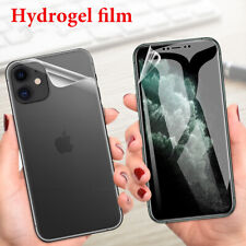 Protetor de tela capa completa filme hidrogel macio para iphone 15 14 13 12 11 SE 7 8+ comprar usado  Enviando para Brazil