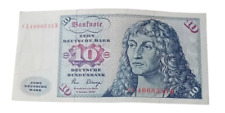 Banconota zehn deutsche usato  Messina