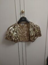 Sequin shrug size for sale  COLCHESTER