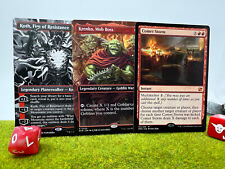 "Krenko, Mob Boss" Mono Red Goblin Deck - Custom Commander Deck, EDH, MTG, used for sale  Shipping to South Africa