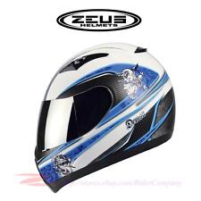 Usado, Capacete de motocicleta ZEUS ZS-2100 rosto inteiro + kit de conversão de viseira de pico "bônus" ponto comprar usado  Enviando para Brazil