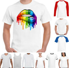 Lgbt Camiseta Hombre Labios Orgullo Gay Arcoiris Colores Conjunto Ropa Lesbiana segunda mano  Embacar hacia Argentina