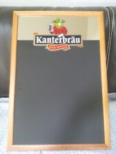 Tableau et miroir publicitaire bière KANTERBRAU d'occasion  Caen