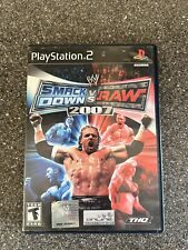 WWE SmackDown vs. Raw 2007 (Sony PlayStation 2) With Manual Complete Black Label, used for sale  Shipping to South Africa