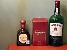 2 garrafas vazias: Jameson Whiskey 1,75L e Don Julio Reposado Tequila 750ml com caixa comprar usado  Enviando para Brazil