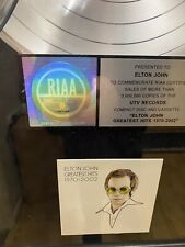 Elton john award for sale  NEWMARKET