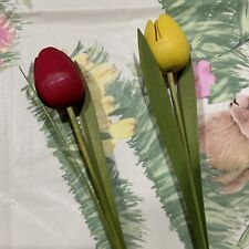 Wooden tulips flowers for sale  Shipping to Ireland