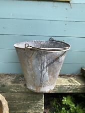 Vintage galvanised bucket for sale  BURY