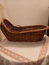 dolls wicker cradle for sale  NOTTINGHAM