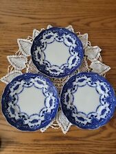 3 1880 Antique Petrus Regout Maastricht Transfer Flow Blue Plates Bowl Holland  tweedehands  verschepen naar Netherlands
