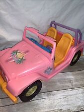 Juguete interactivo vintage original rosa para vehículo Barbie Jeep, usado segunda mano  Embacar hacia Mexico