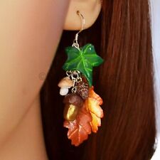 Autumn woods earrings for sale  SWINDON