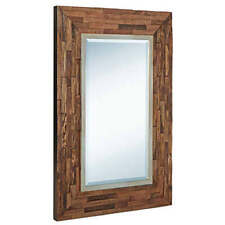 brown rectangular wall mirror for sale  Lincoln