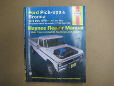 Usado, Manual de servicio Haynes 1973-79 camionetas Ford F100-F350 y Bronco (Ch 1-12) 36054 segunda mano  Embacar hacia Argentina