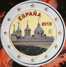 Usado, 2 euros ESPAÑA / ESPAÑA 2013 Monasterio Escorial Unc Colored 6445# Impresión fresca.. segunda mano  Embacar hacia Argentina