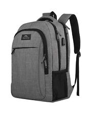 Mochila para laptop Matein Travel anti-roubo fina durável carregamento USB, cinza 15,6", usado comprar usado  Enviando para Brazil