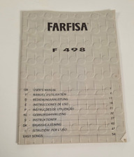 Farfisa f498 keyboard for sale  WALSALL