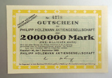 Großnotgeldschein philipp hol gebraucht kaufen  Dresden