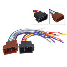 2pcs Car Stereo Female Socket Radio ISO Wire Harness Adapter Connector Universal myynnissä  Leverans till Finland