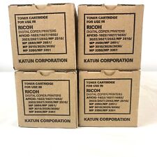 4PK Katun Ricoh Aficio 2120D 1022/1027/1032/2022/2027/2032 Black Toner Cartridge for sale  Shipping to South Africa