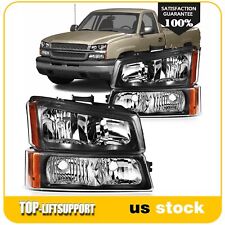 Usado, Compatível com 2003-2007 Chevy Silverado Avalanche 1500 2500 com conjunto de faróis âmbar comprar usado  Enviando para Brazil