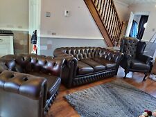 Chesterfield piece suite for sale  MANCHESTER