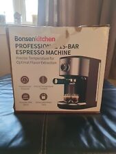 Bonsenkitchen espresso machine for sale  FORFAR