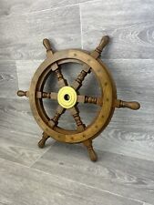 Vintage ships wheel for sale  LYNMOUTH