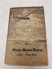 Frank Zaic - Modelo Glider Design Modelo Publicações Aeronáuticas Nova York 1944 comprar usado  Enviando para Brazil