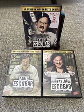 Pablo Escobar El Patrón del Mal, Parte 1 y 2 3 DVD 2013 15 Discos Set NTSC Completo segunda mano  Embacar hacia Argentina