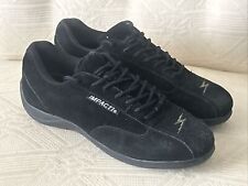 Used, impact nitro Racing Shoes Black Leather Suede Low Profile Size 10 M for sale  Shipping to South Africa