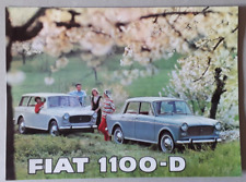 Fiat 1100 brochure for sale  BOURNE