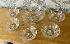 Vintage clear pressed for sale  HARLOW