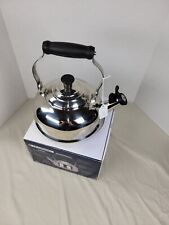 Le Creuset Classic Stainless Steel Whistling Tea Kettle 1.7 QT/1.6 L, used for sale  Shipping to South Africa