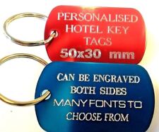 Personalised engraved key for sale  EXMOUTH