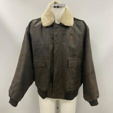 leather flying jacket xl for sale  ROMFORD