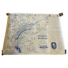 Vintage map poster for sale  Newton