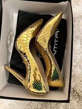 Scarpe donna oro usato  Roma