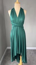Used, Emerald Green Shimmer Infinity Hi Low Dress Women's S for sale  Shipping to South Africa